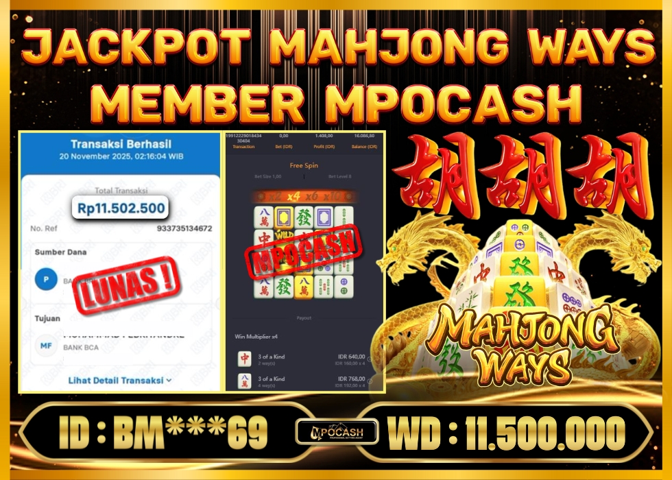 MPOCASH JACKPOT MAHJONG WAYS